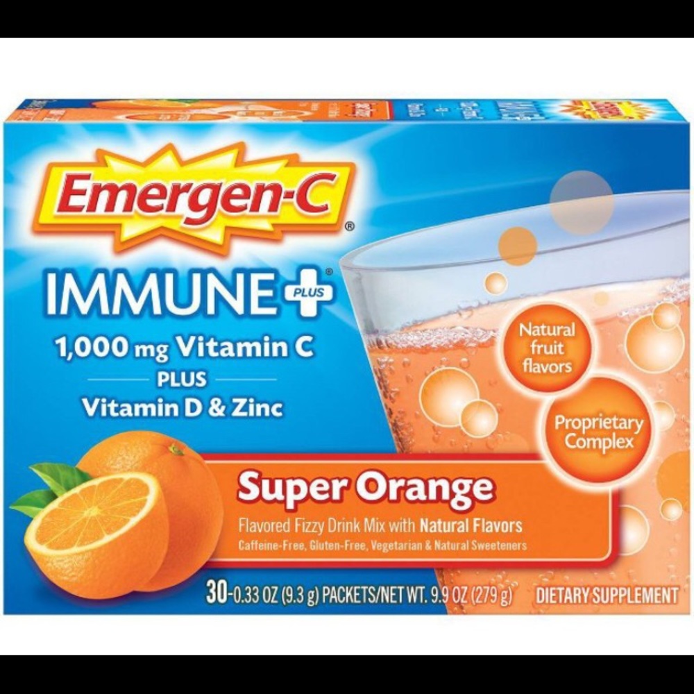 Emergen-C Immune Plus 1,000 mg Vitamin C 30 Count